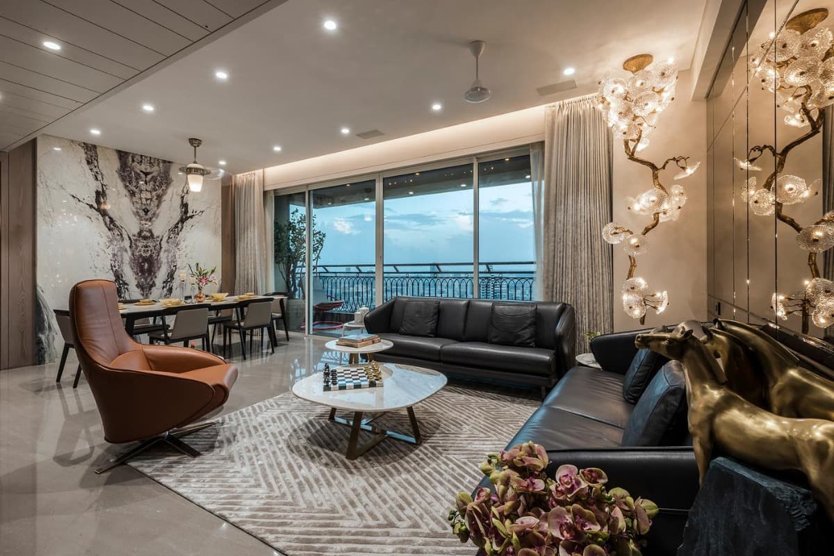 Luxury interior design living room